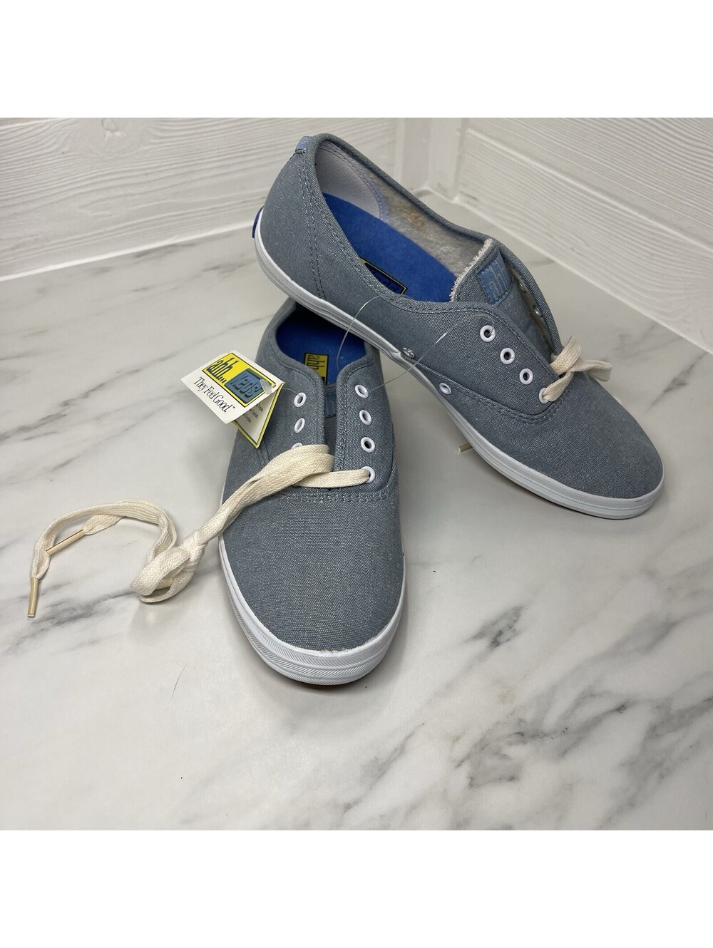 Vintage Keds Champion Oxford White Canvas Deadstock NWT 8 No Box